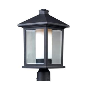 Z-Lite Mesa Outdoor Post Light - Black - 9.5-in x 18.5-in