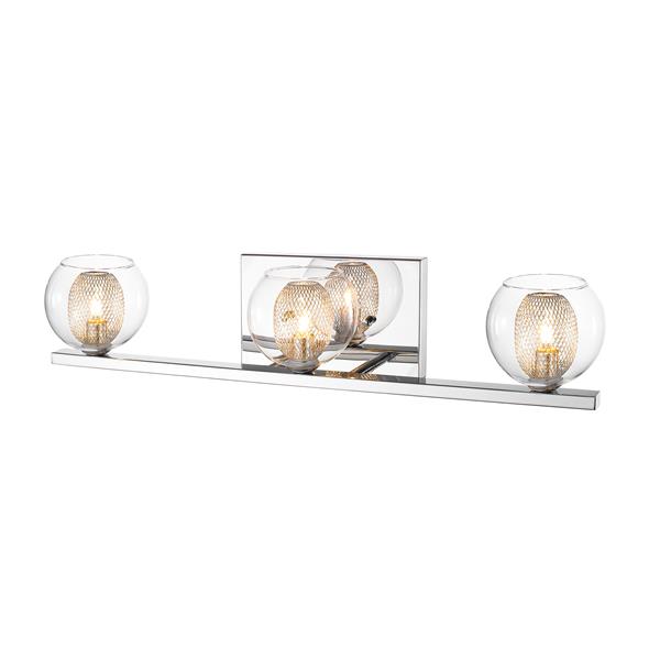 Z-Lite Auge 3-Light Chrome Vanity Light