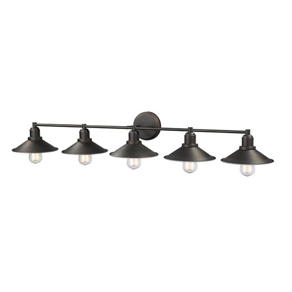 Z-Lite Casa Antique Bronze 5-Light Bathroom Vanity Light