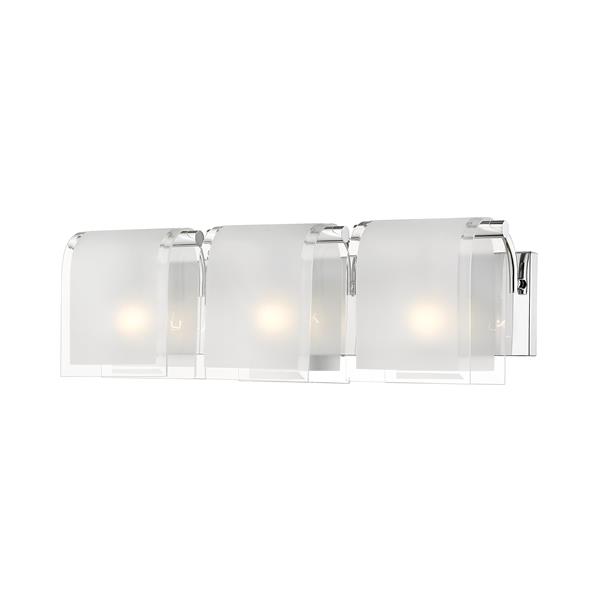 Chrome 3 deals light vanity fixture