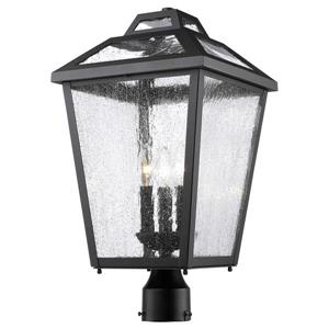 Z-Lite Bayland 3-Light Outdoor Post Mount Light - Black