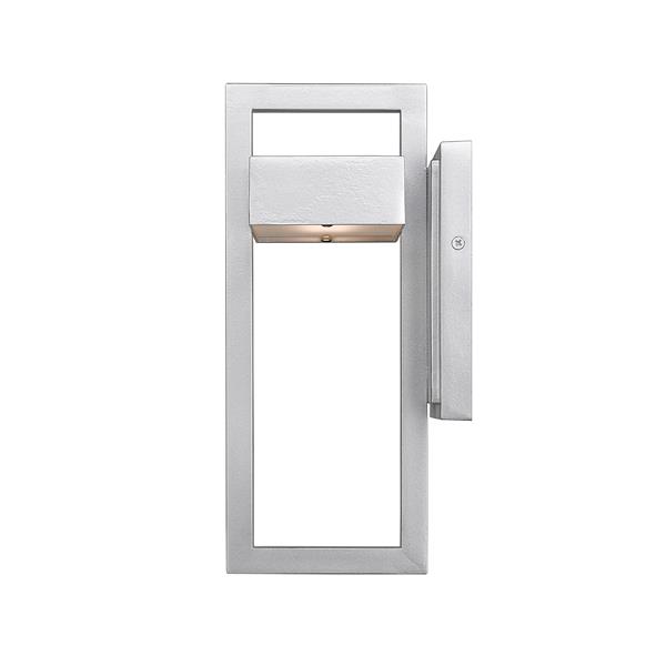 Z-Lite Luttrel 11.75-in x 5.50-in Grey Outdoor Wall Sconce