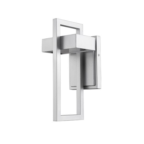 Z-Lite Luttrel 11.75-in x 5.50-in Grey Outdoor Wall Sconce