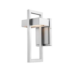 Z-Lite Luttrel 11.75-in x 5.50-in Grey Outdoor Wall Sconce