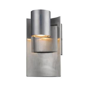 Z-Lite Amador 9.63-in Silver Outdoor Sconce