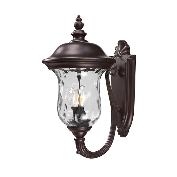 Z-Lite Armstrong 19.50-in x 10-in Bronze Outdoor Wall Light