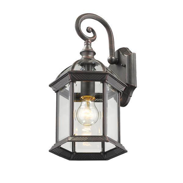 Z-Lite Annex 15.75-in Rust Outdoor Sconce