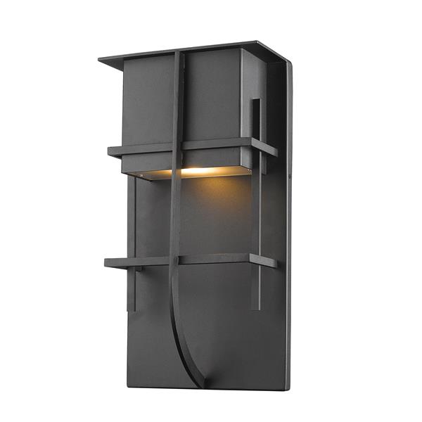 Z Lite Stillwater 14 75 In Black Led Outdoor Wall Sconce 558m Bk Z Lite Stillwater 14 75 In Black Led Outdoor Wall Sconce
