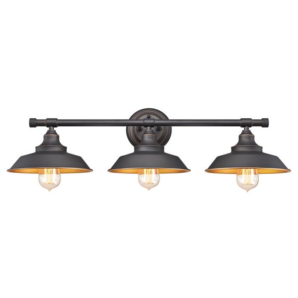 Westinghouse Lighting Canada Iron Hill 29.09-in Bronze 3-Light Wall Fixture