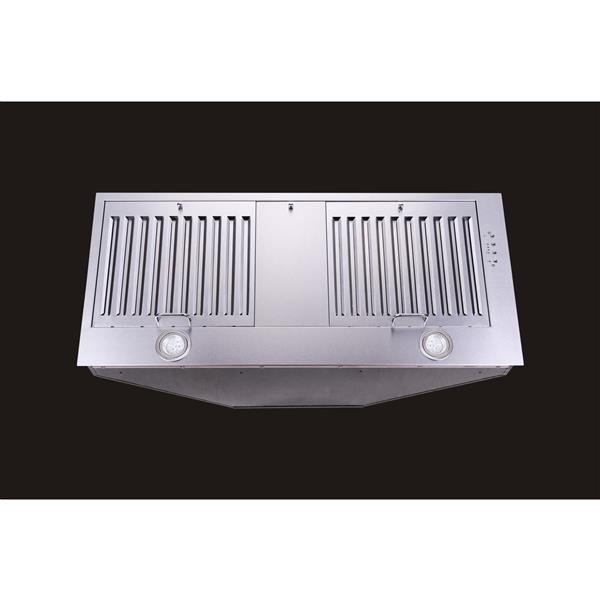 Maxair Range Hood -Built-In 720 CFM Stainless Steel 24-in