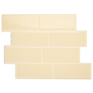 Smart Tiles Metro Gallino  11.56in x 8.38in  4PK  Peel and Stick Backsplash