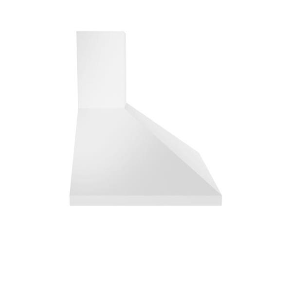 Ancona 36-in Wall-Mounted Range Hood (White)