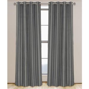 Shag Stripe Privacy Grommet Panel Set - 52