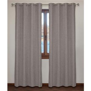 Nordic Trends Wool Like Fabric Grommet Panels - 54