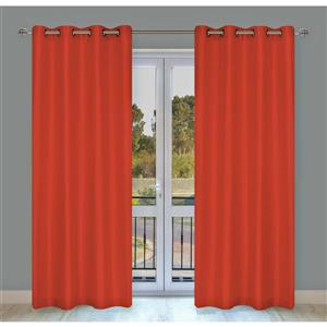 Silkana Faux Silk Grommet Panel Set - 56