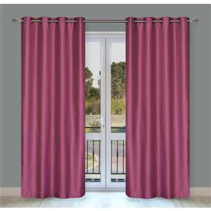 Silkana Faux Silk Grommet Panel Set - 56