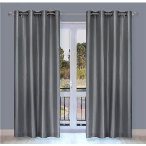 Silkana Faux Silk Grommet Panel Set - 56