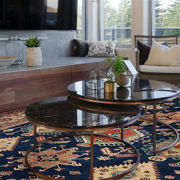 Ruggable Noor 8ft x 10ft Sapphire Indoor/Outdoor Area Rug 158670 RONA