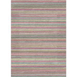 Ruggable 5' x 7' Multicoloured Striped Indoor/Outdoor Area Rug