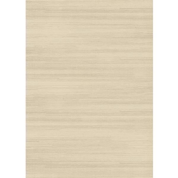 Ruggable Soild Textured 5ft x 7ft Cream Area Rug 160909 RONA