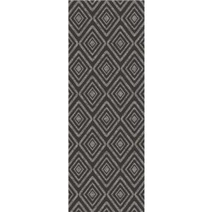 Ruggable Prism 2-ft 6-in x 7-ft Black Indoor/Outdoor Area Rug Runner