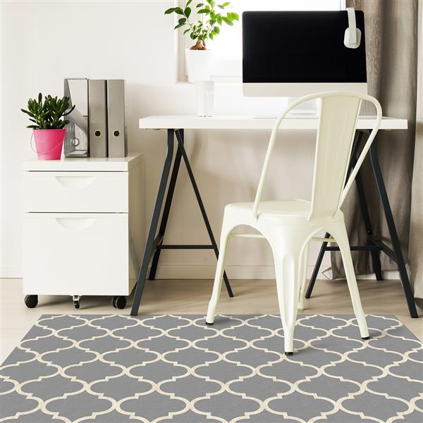 Ruggable 3 Ft X 5 Moroccan Trellis Light Grey Area Rug 148238 Ft Moroccan Trellis Light Grey Area Rug