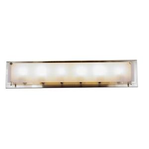 Levico Lighting Bree 6-Light 30-in-Brushed Nickel Vanity Light