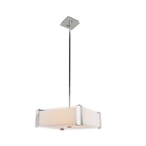 Levico Lighting Verona 15-In Chrome 3-Light Pendant Light