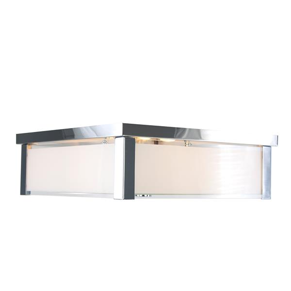 Levico Lighting Verona 17-in Chrome 3-Light Flush Mount