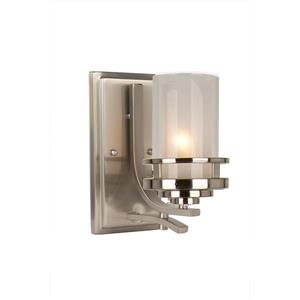 Levico Lighting Madison Brushed Nickel Single Light Wall Sconce