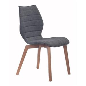 Zuo Modern Aalborg Dining Chair - 18.9-in x 18.5-in - Grey- Set of 2