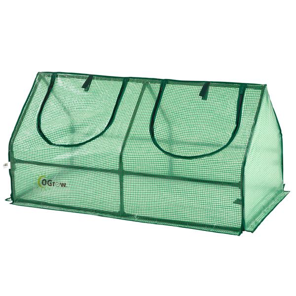 Ogrow Green compact Polycarbonate Outdoor Seed Starter Greenhouse