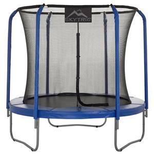 Upper Bounce 8-ft Skytric Trampoline with Top Ring Enclosure System