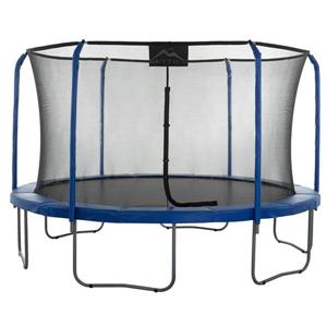 Trampoline ronde 13 pi Skytric de Machrus et nécessaire pour filet de sécurité