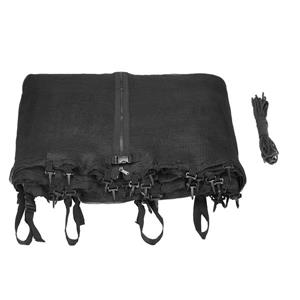Filet de sécurité pour trampoline à cadre rond de 12 pi Upper Bounce de Machrus, se fixe avec 4 poteaux ou 2 arches