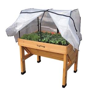Vegtrug Classic 53.60-in x 30-in Small Raised Greenhouse Planter