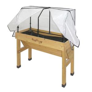 Vegtrug Wall Hugger 53.60-in x 18-in Small Raised Greenhouse Planter