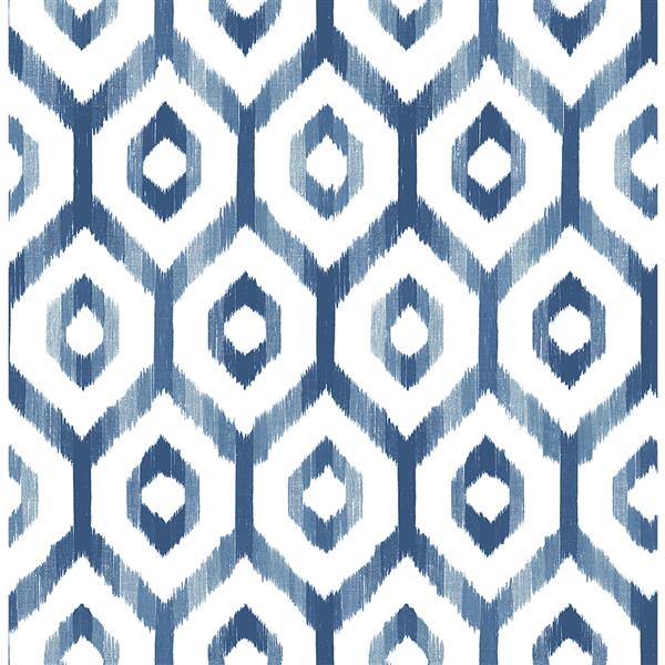 A Street Prints Blue Lucia Diamond Wallpaper 20.5 in 2744 24143 RONA