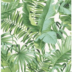 Papier peint « Alfresco Palm Leaf », vert