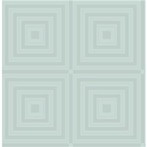 A-Street Prints Ice/White Luminous Geometric Wallpaper 20.5-in