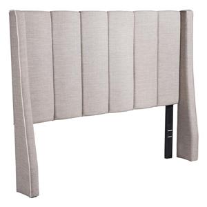 Tête de lit Gilded Age de Zuo Modern, lit double, 61 po, gris pâle