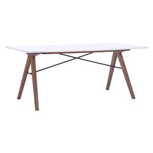 Table de salle à manger Saints de Zuo Modern, 70,9 po x 29,5 po, bois, blanc