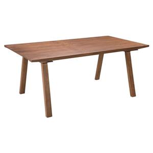 Table de salle à manger Sycamore de Zuo Modern, 70,9 po x 29,5 po, noyer