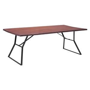 Zuo Modern Omaha Dining Table - 80.7-in x 29.9-in - Wood - Brown