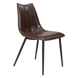 Chaise de salle à manger Norwich de Zuo Modern, 17,7 po, brun, ens. de 2