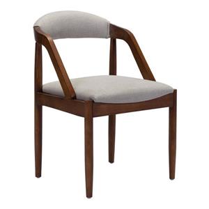 Zuo Modern Jefferson Dining Chair - 19.7-in - Light Grey - Red Cedar