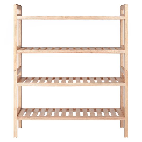 Winsome Wood Mercury Shoe Rack Set - 21.5-in - Wood - 2 Pieces