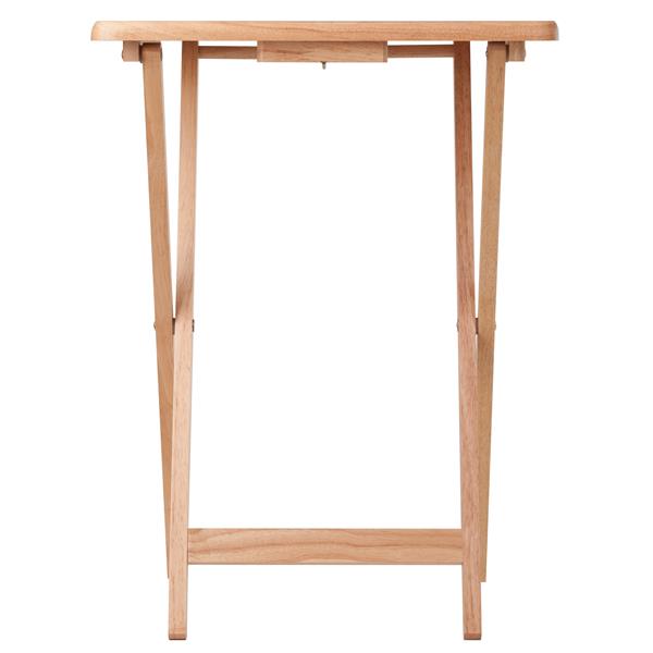 Winsome Wood Alex Walnut Wood Snack Tables (2-Piece Set)