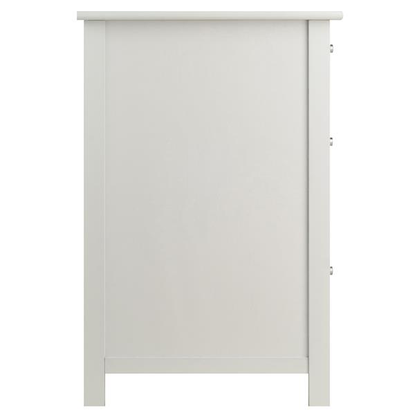 Winsome Wood Delta 20 87 In X 30 71 In White File Cabinet 10321 Rona