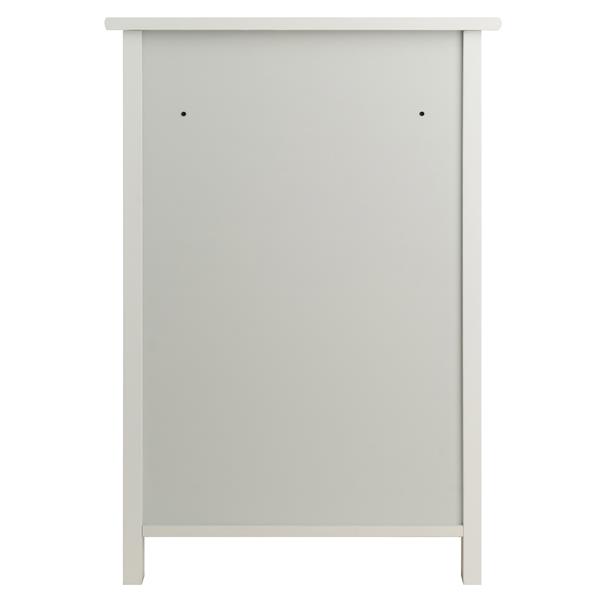 Winsome Wood Delta 20.87-in x 30.71-in White File Cabinet